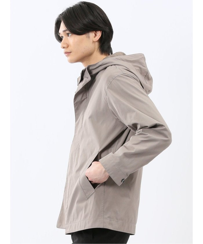 タカキュー TAKA-Q 撥水ダブルフェイス フーデッドブルゾン （ベージュ） ベージュ