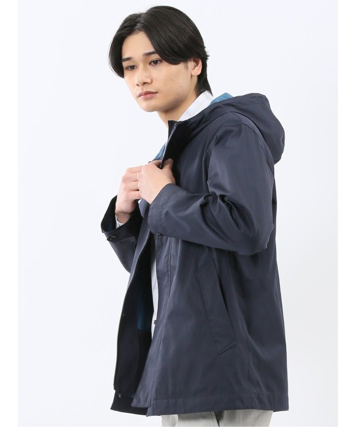 タカキュー TAKA-Q 撥水ダブルフェイス フーデッドブルゾン （ベージュ） ベージュ