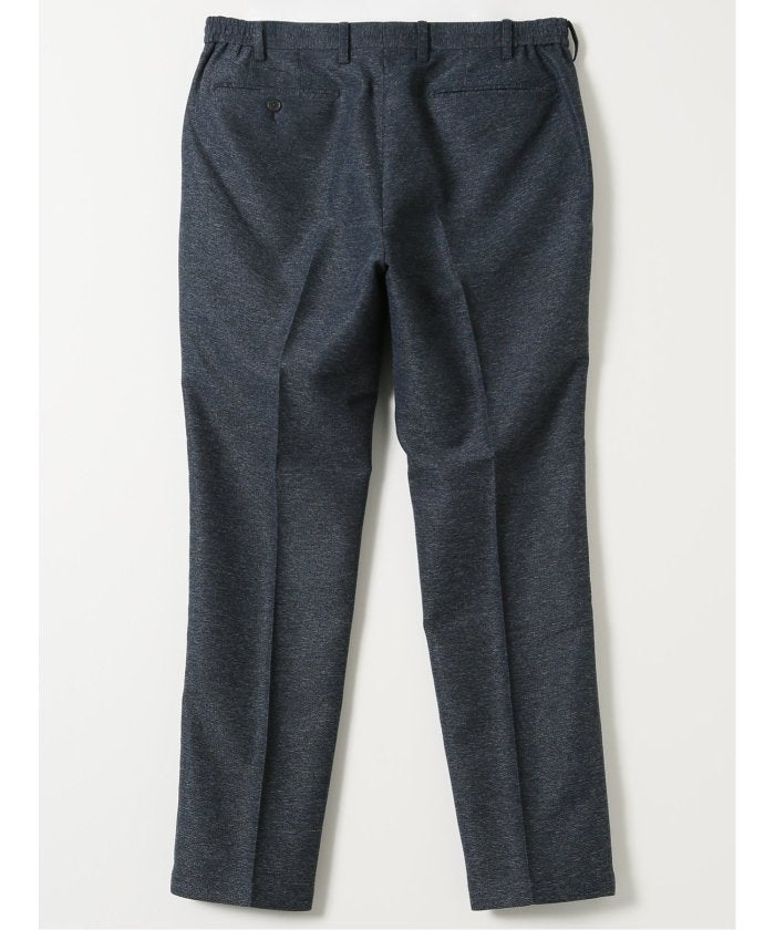 タカキュー TAKA-Q TechLinen スリムフィット ノータック パンツ 紺(セットアップ可能) （紺） 紺