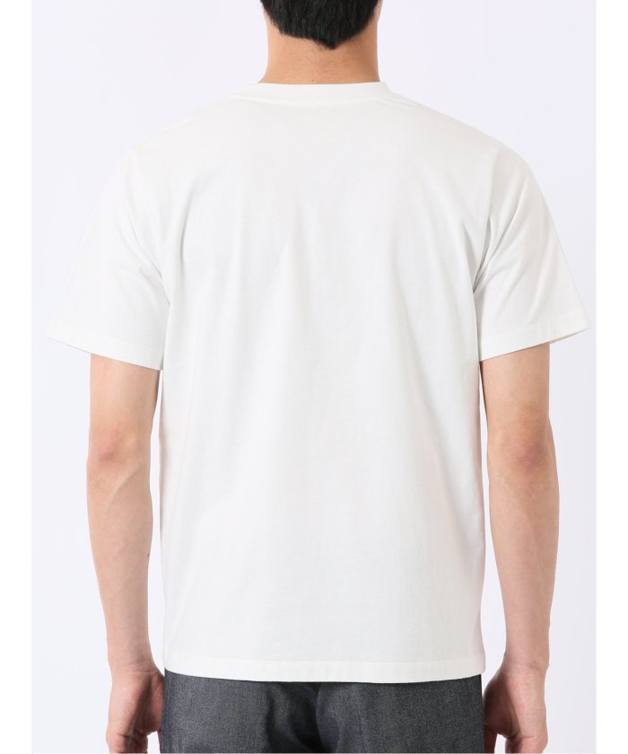 タカキュー TAKA-Q 綿天竺 グラフィック プリント クルーネック 半袖 Tシャツ （グレー） グレー