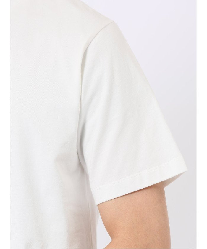 タカキュー TAKA-Q 綿天竺 グラフィック プリント クルーネック 半袖 Tシャツ （グレー） グレー