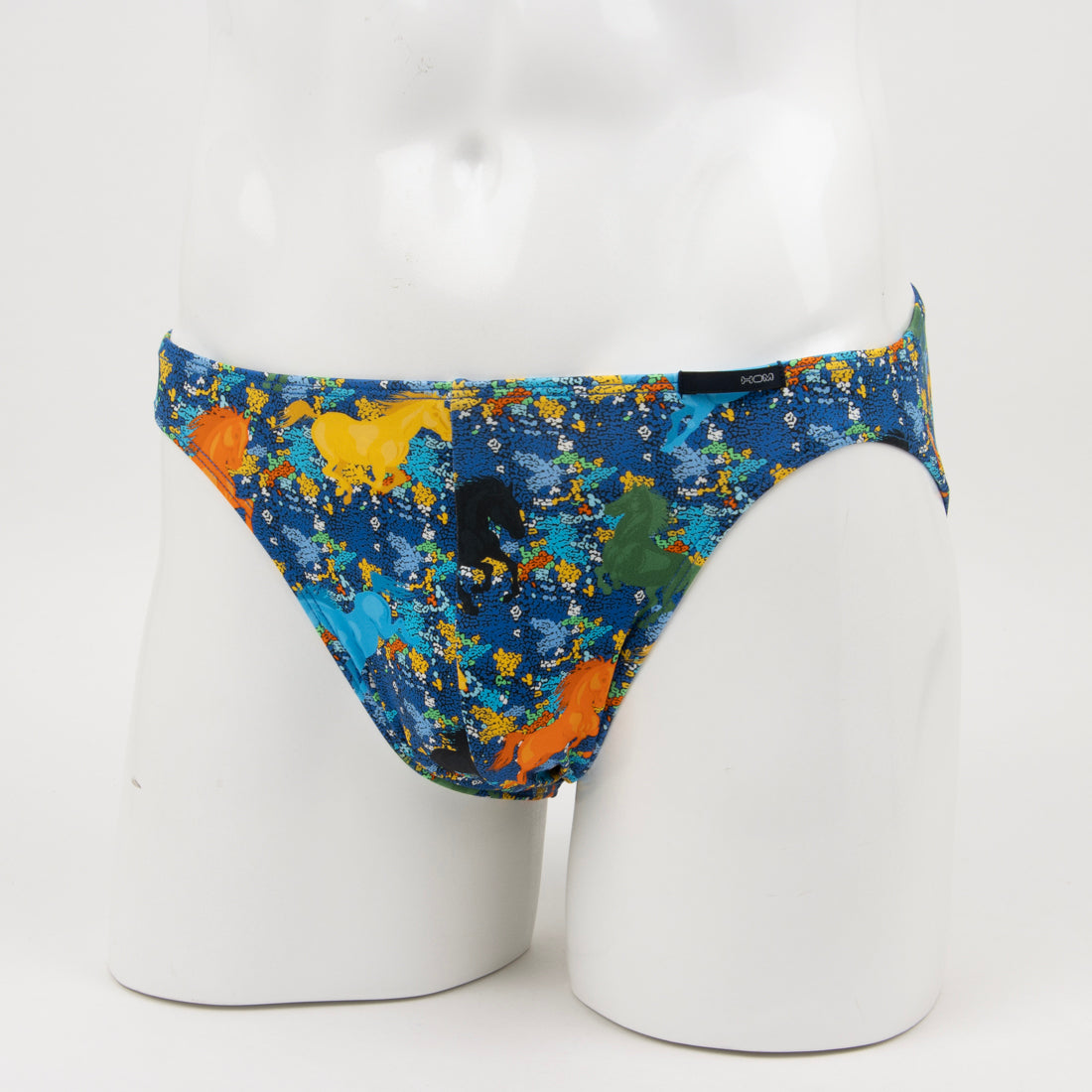 オム HOM HOM ASIA プリント柄 ブリーフ 【返品不可商品】 （ブルー） ブルー