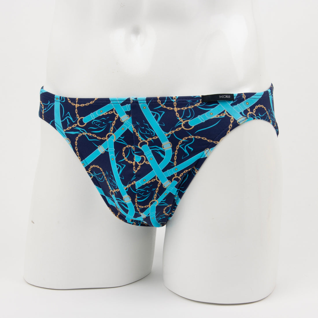 オム HOM HOM ASIA プリント柄 ブリーフ 【返品不可商品】 （サックス） サックス