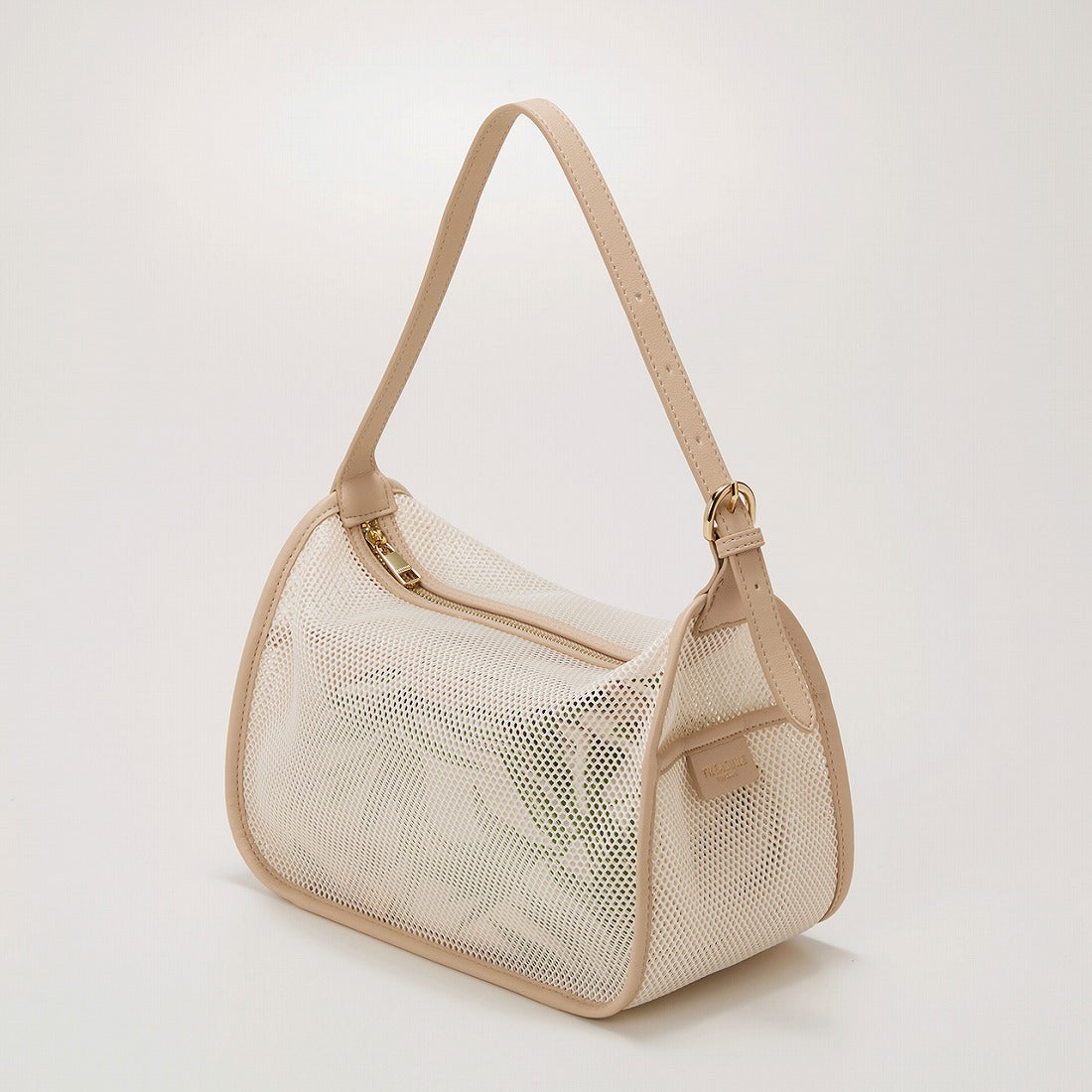 トプカピ TOPKAPI プリント 巾着バッグ付き メッシュ ワンハンドルバッグ