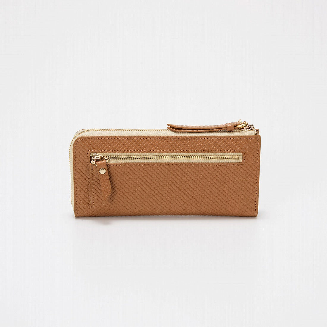TOPKAPI TOPKAPI 【TREASURE TOPKAPI】 Cross Embossed leather L-Zip Long Wallet