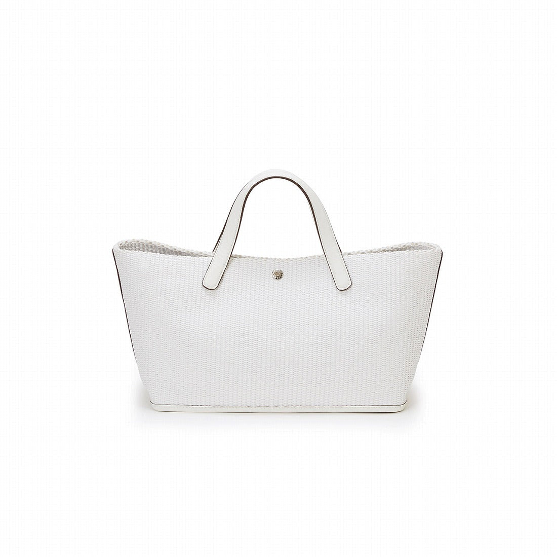 TOPKAPI TOPKAPI 【Breath TOPKAPI】Wide Tote Leather Handle Basket