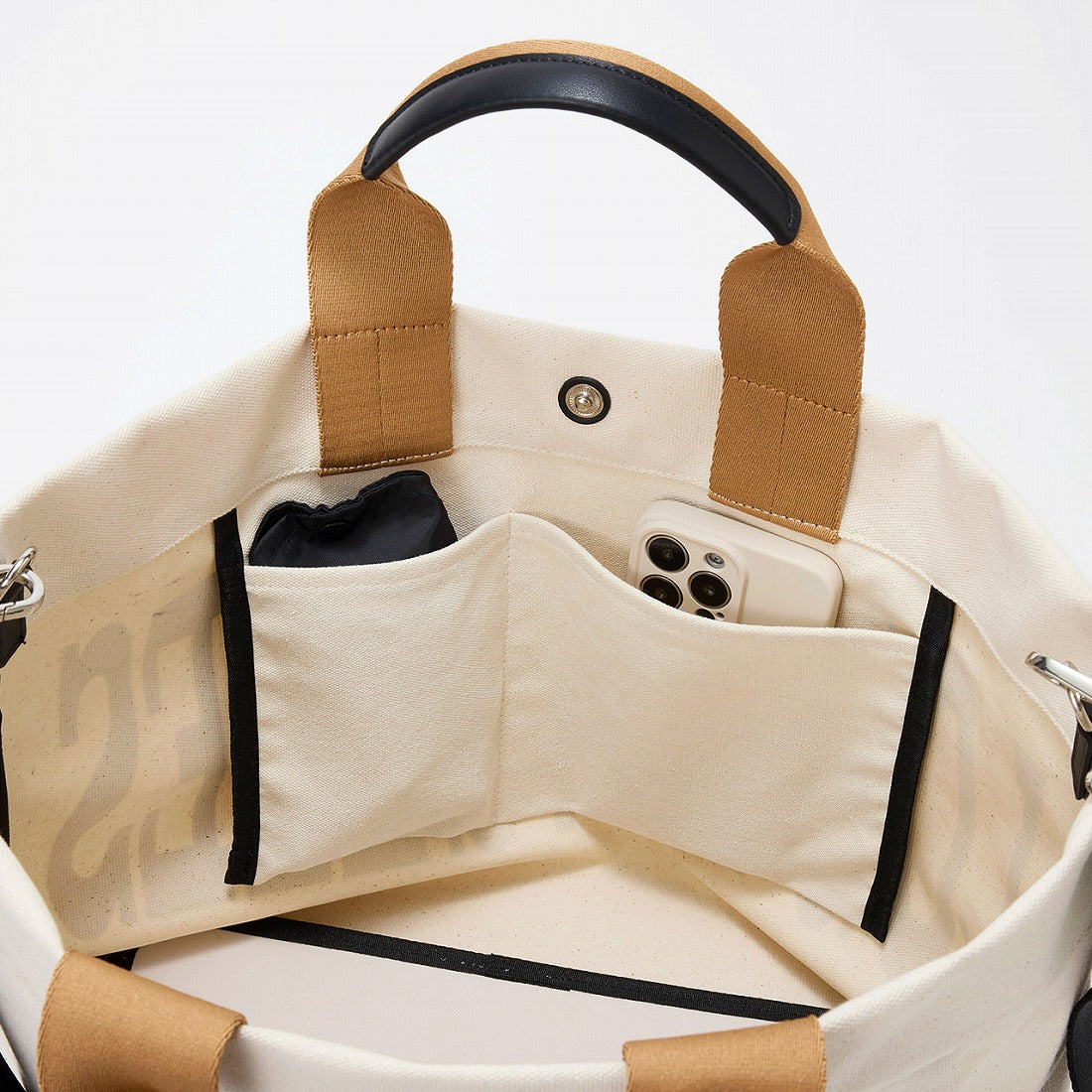 トプカピ TOPKAPI 【Breath TOPKAPI】シティ プリント キャンバス 2way トートバッグ / A4対応 （ブラウン） ブラウン