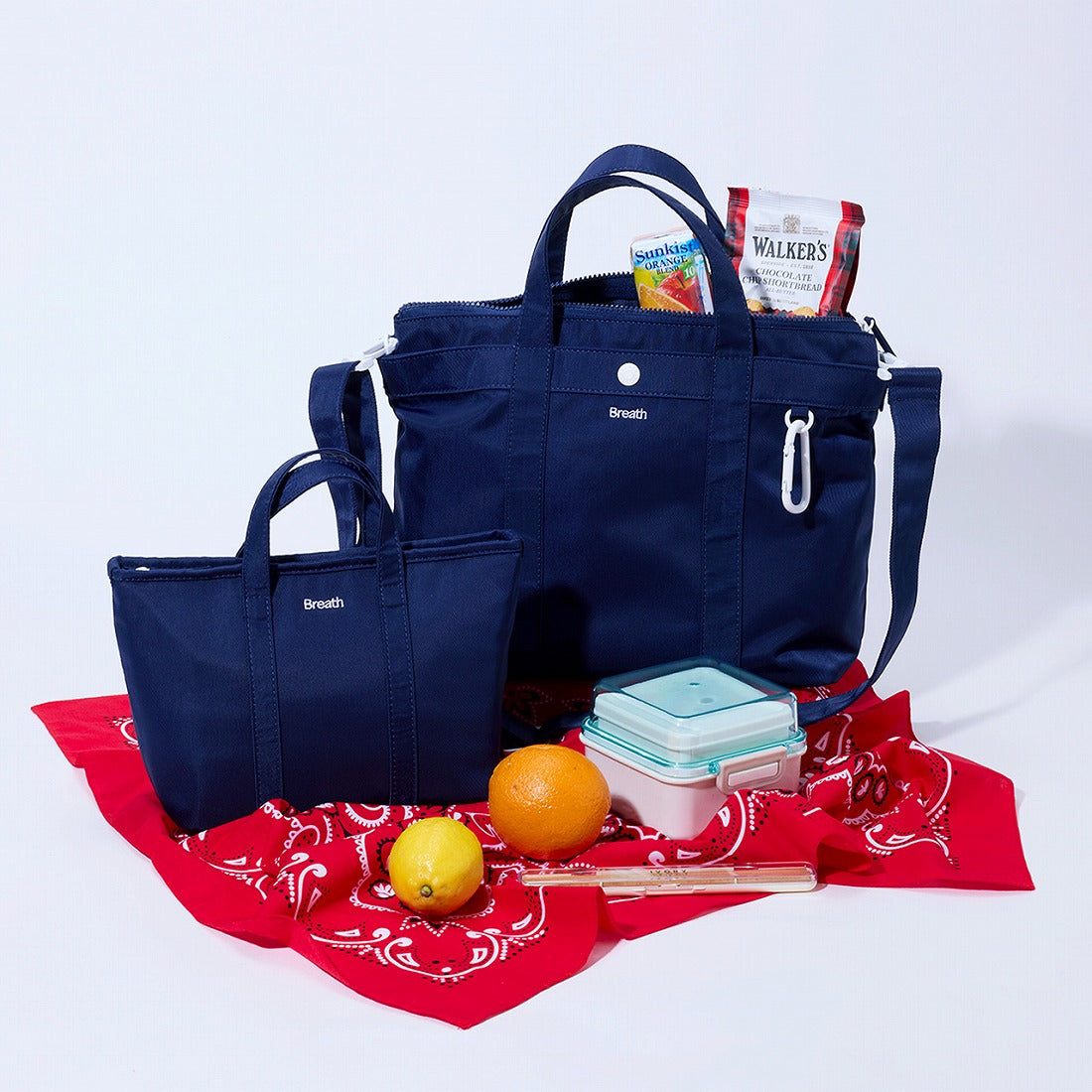 トプカピ TOPKAPI 【Breath TOPKAPI】CHILLGO 保冷バッグ付き ショルダー付き ナイロン トートバッグ M / 撥水 （ブラック） ブラック