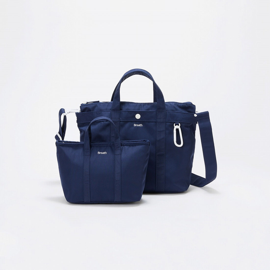 トプカピ TOPKAPI 【Breath TOPKAPI】CHILLGO 保冷バッグ付き ショルダー付き ナイロン トートバッグ M / 撥水 （ネイビー） ネイビー