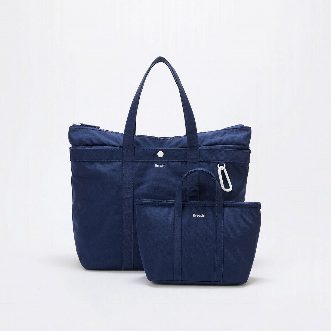 トプカピ TOPKAPI 【Breath TOPKAPI】CHILLGO 保冷バッグ付き ナイロン トートバッグ L / 撥水 （ネイビー） ネイビー