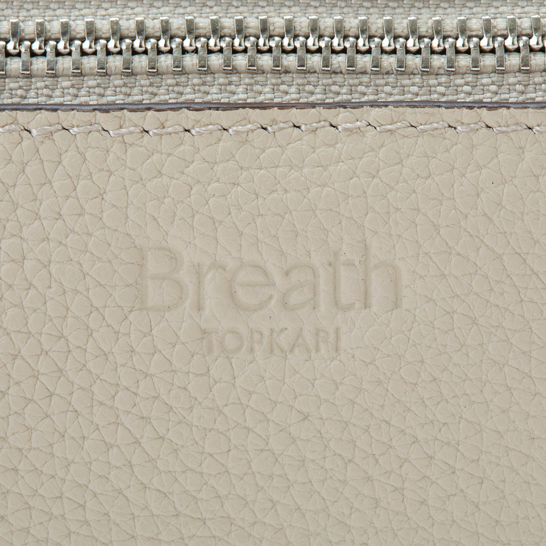 トプカピ TOPKAPI 【Breath TOPKAPI】シュリンクレザー ハーフムーン ショルダーバッグ / チャーム付き （グリーングレー） グリーングレー