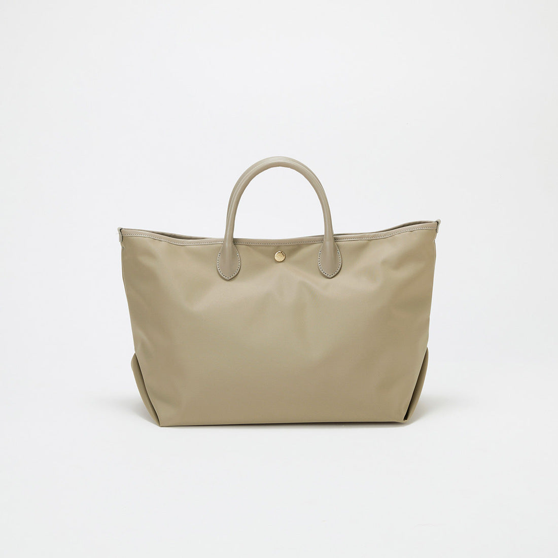 トプカピ TOPKAPI 【Breath TOPKAPI】ナイロン レザーハンドル シンプル トートバッグ / 軽量 / A4対応 （グレージュ） グレージュ