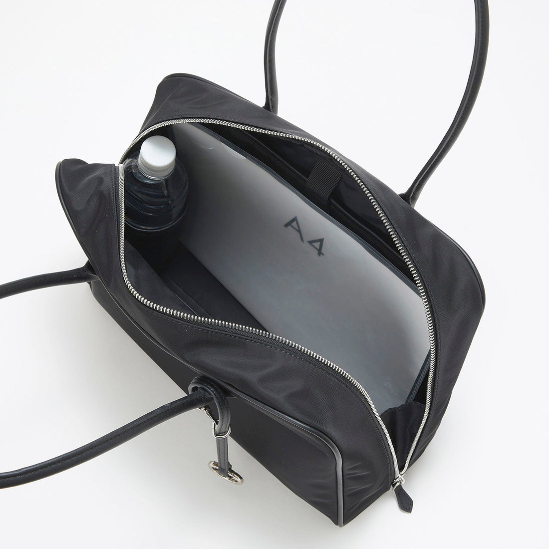トプカピ TOPKAPI 【Breath TOPKAPI】PRIM プリム ナイロン ラウンドスクエア ボストン トートバッグ チャーム付き A4 / 軽量 （ブラック） ブラック