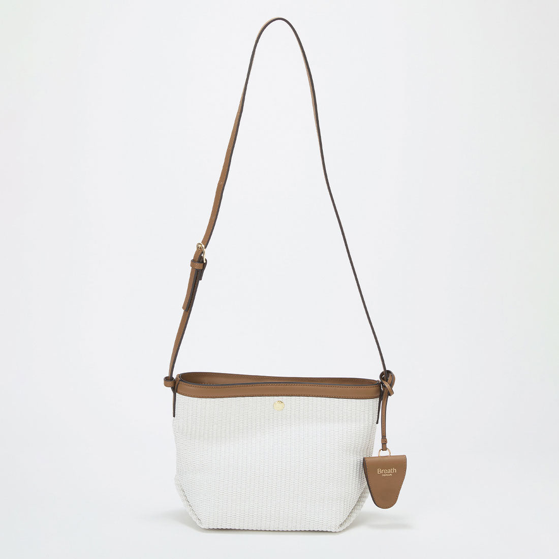トプカピ TOPKAPI 【Breath TOPKAPI】サングラスホルダー付き レザーコンビ カゴ ショルダーバッグ （ブラック） ブラック