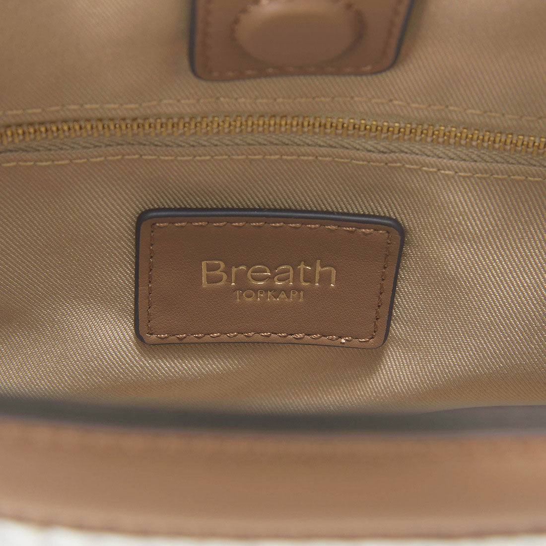 トプカピ TOPKAPI 【Breath TOPKAPI】サングラスホルダー付き レザーコンビ カゴ ショルダーバッグ （ブラック） ブラック
