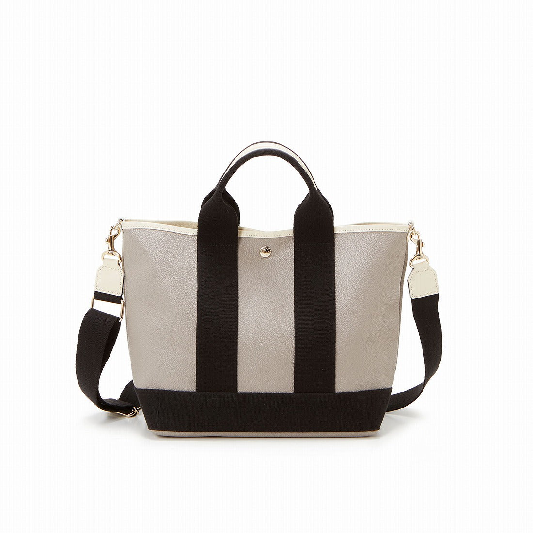 トプカピ TOPKAPI スコッチグレイン ネオレザー トート バッグ ショルダー付き M （ブラック） ブラック