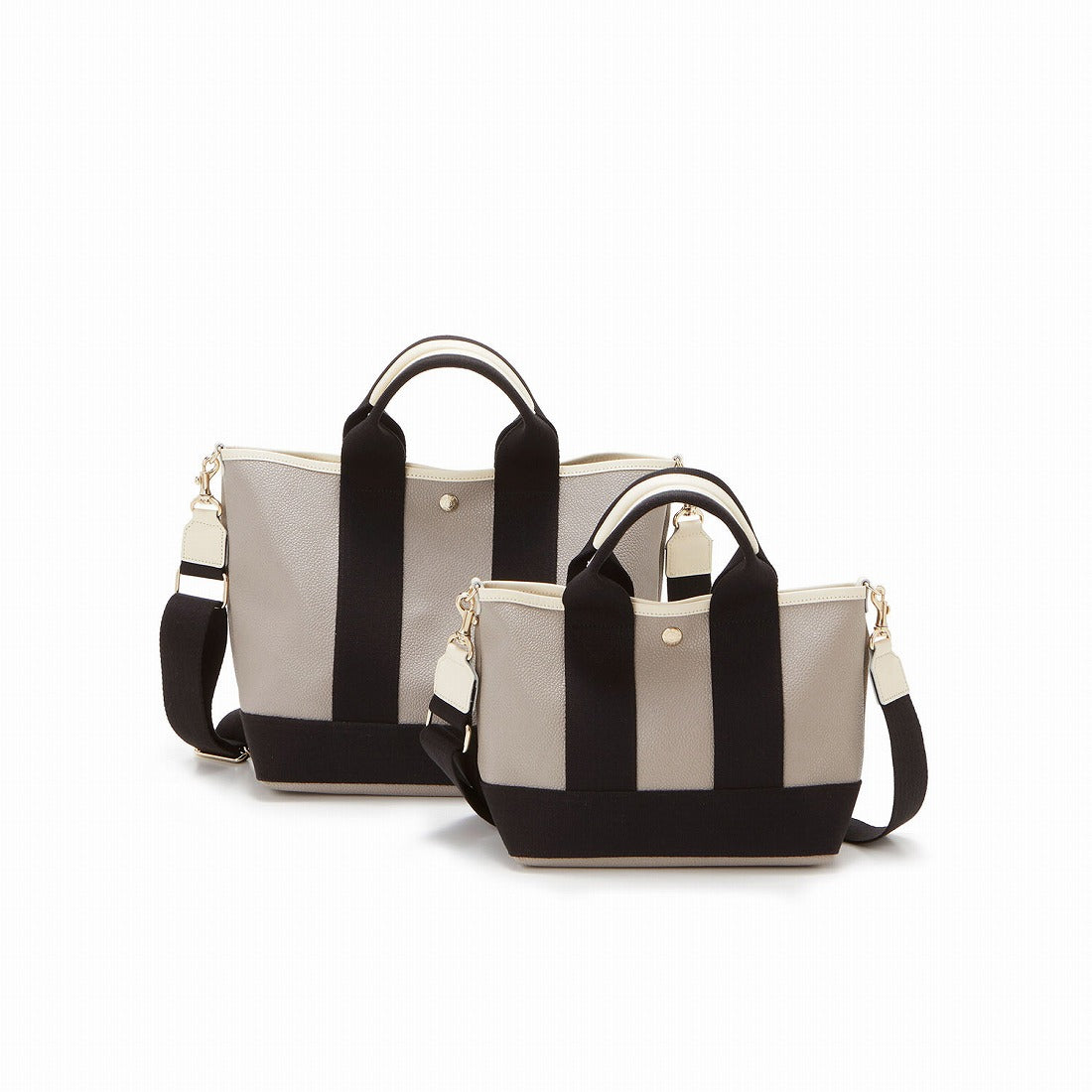 トプカピ TOPKAPI スコッチグレイン ネオレザー トート バッグ ショルダー付き M （ブラック） ブラック