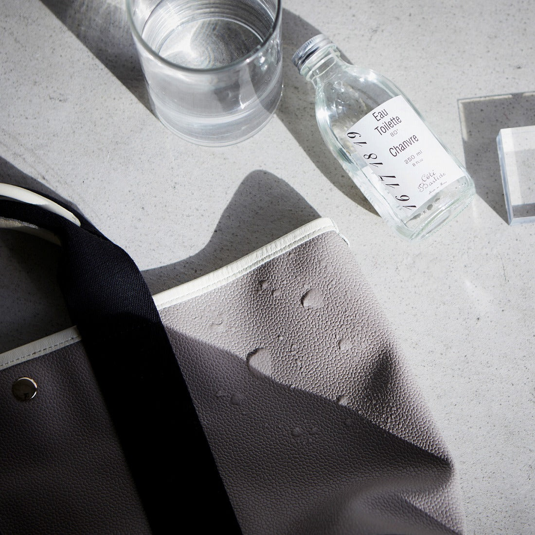 トプカピ TOPKAPI スコッチグレイン ネオレザー トート バッグ ショルダー付き M （ブラック） ブラック