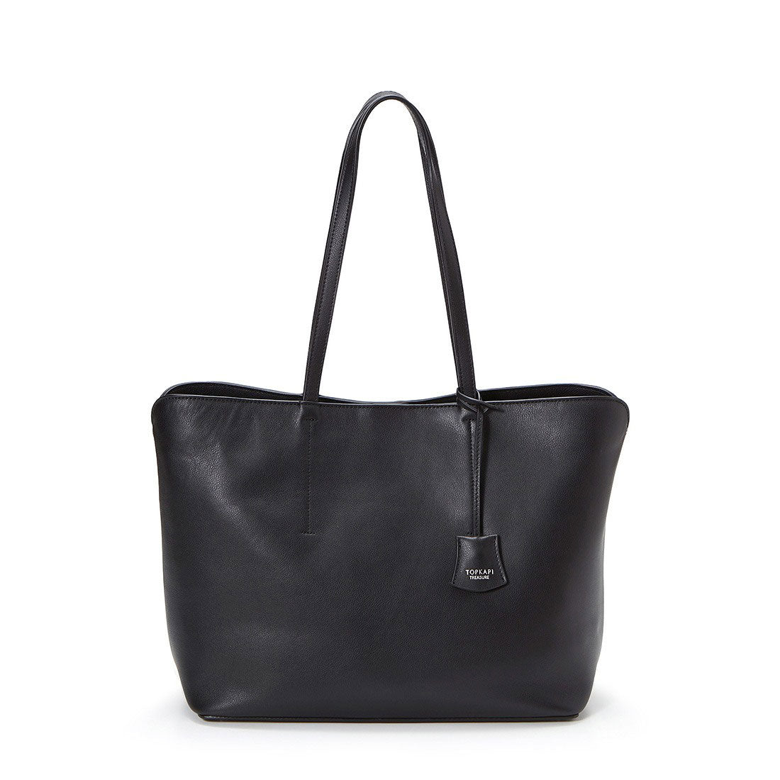 TOPKAPI Front Stitch Leather A4 Tote Bag
