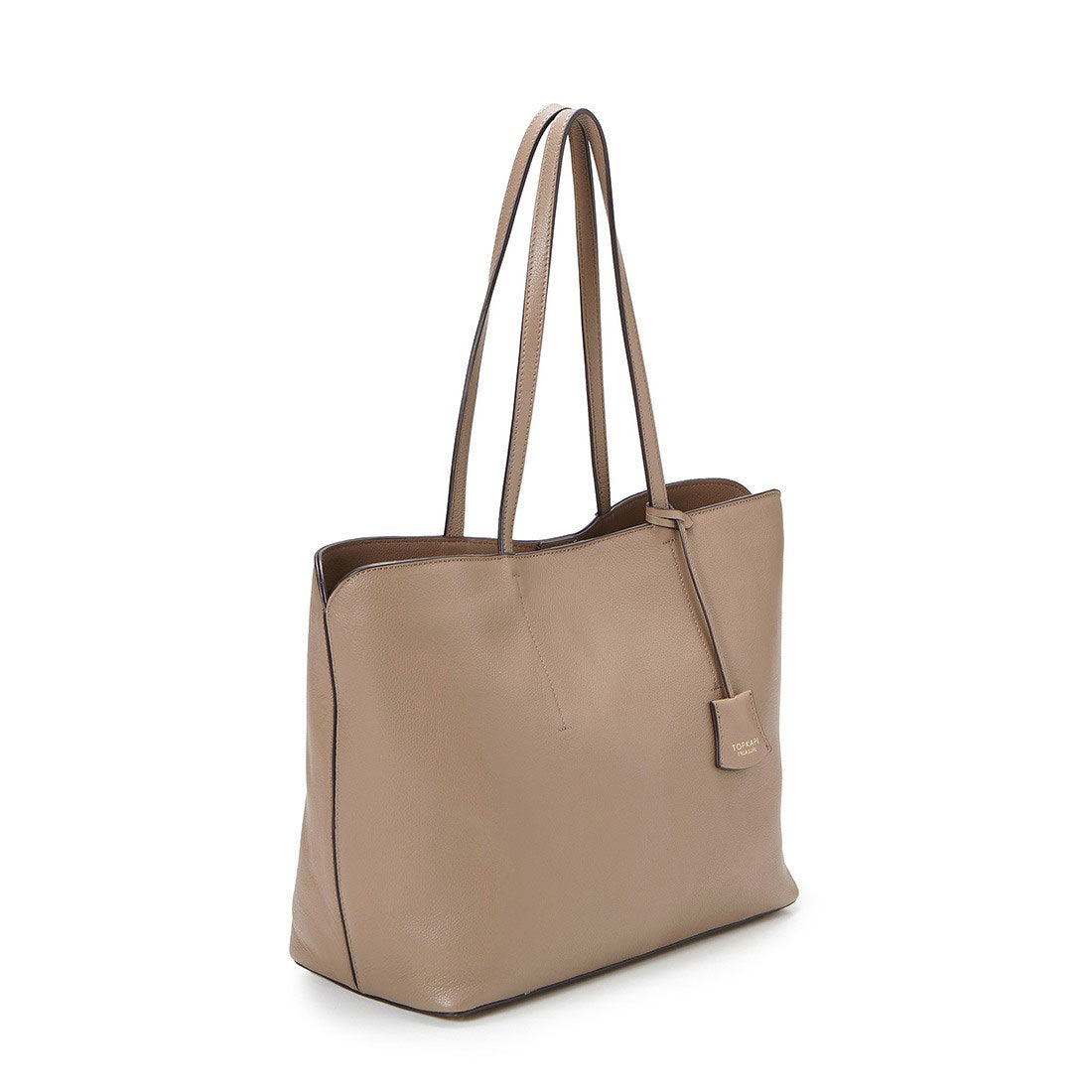 とかぴ TOPKAPI Front Stitch Leather A4 Tote Bag