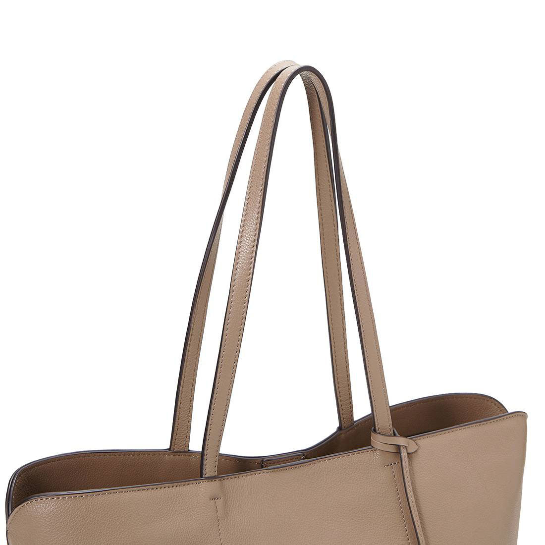 とかぴ TOPKAPI Front Stitch Leather A4 Tote Bag