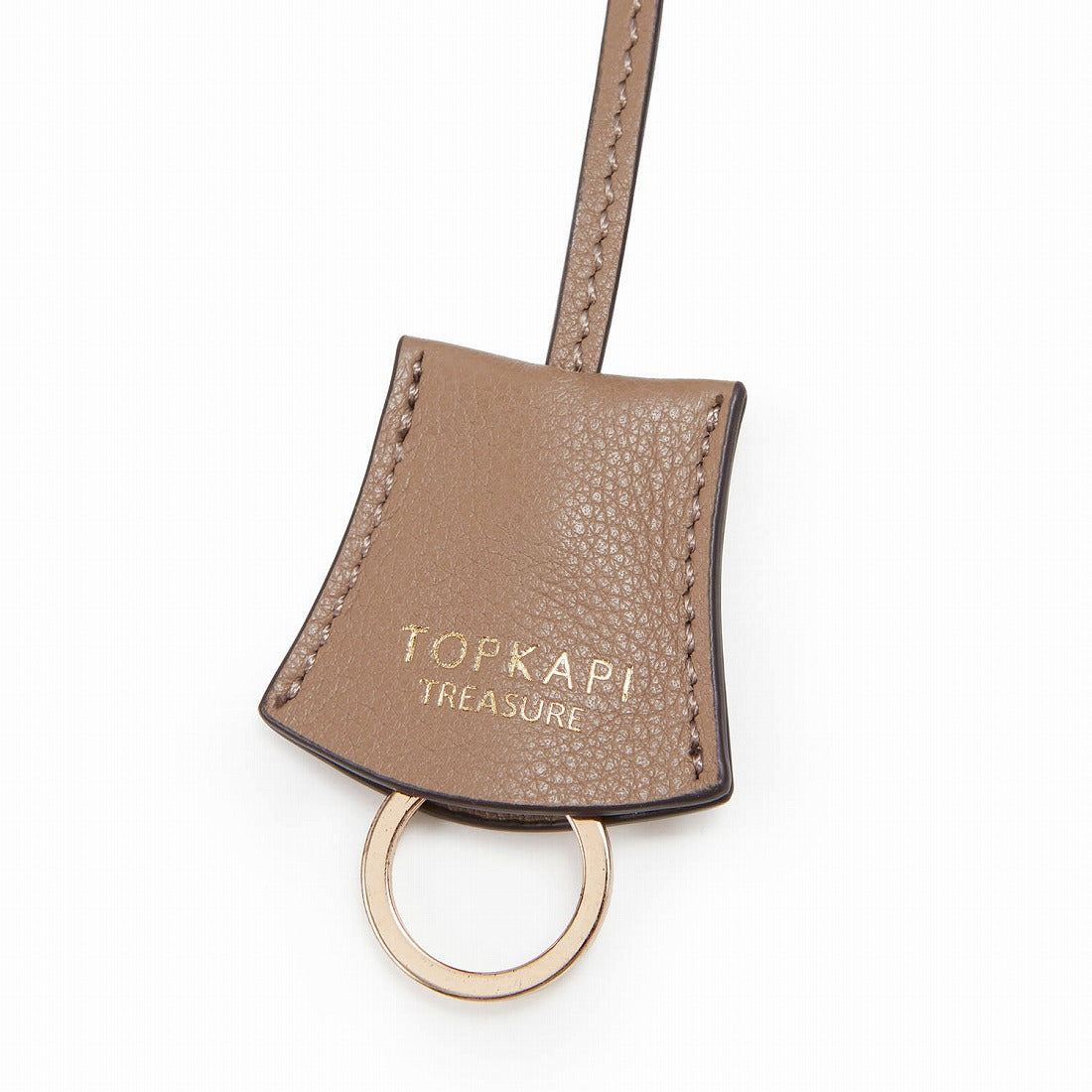 TOPKAPI Front Stitch Leather A4 Tote Bag