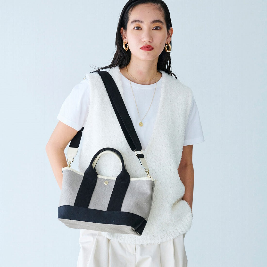 TOPKAPI TOPKAPI SCOTCH GRAIN 斯科奇穀物 肩帶迷你托特包