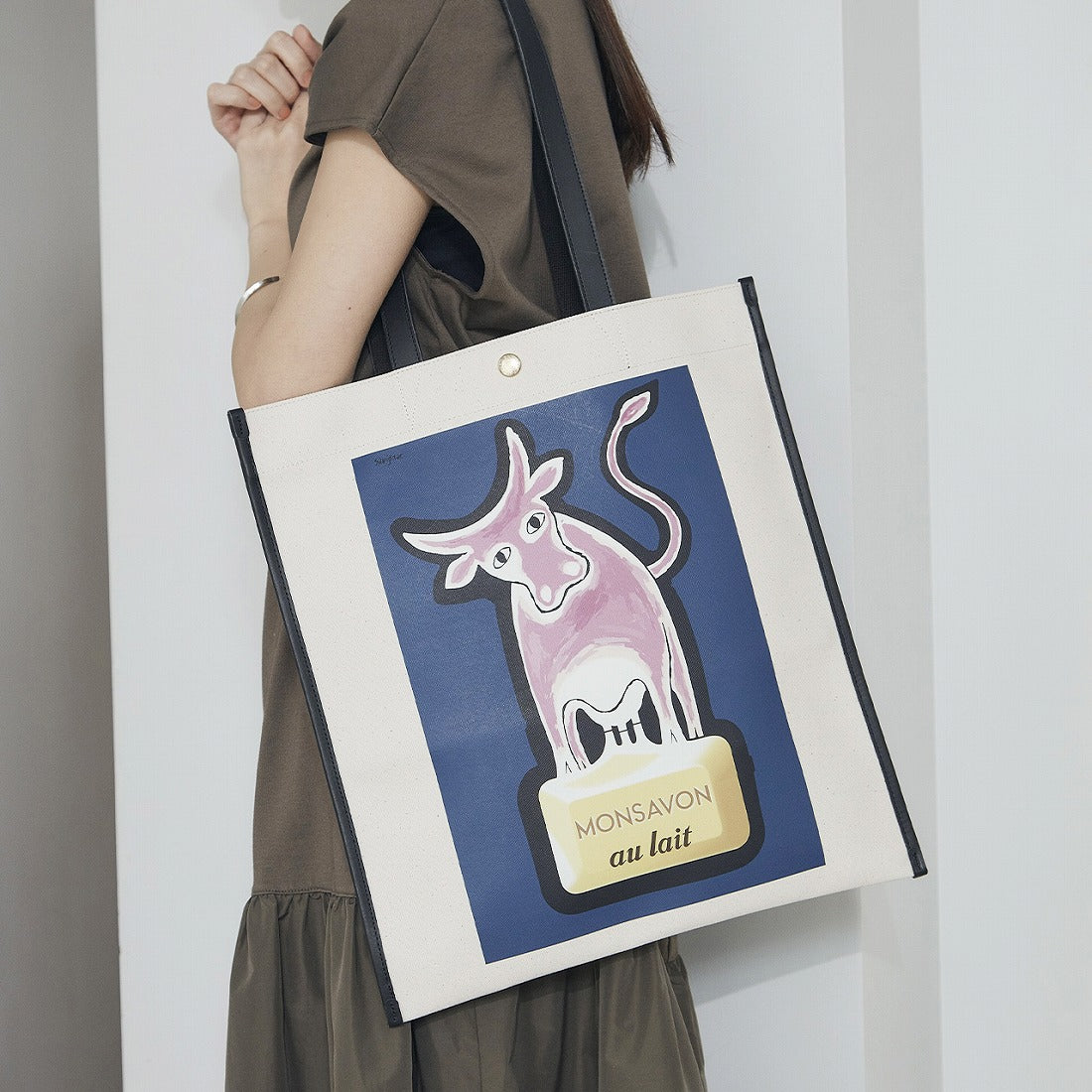 トプカピ TOPKAPI サヴィニャック × Breath TOPKAPI アート プリント フラット オーガニックキャンバス トート バッグ