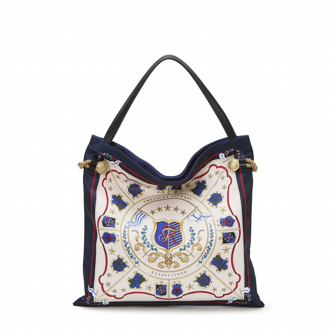 Topkapi TOPKAPI 【TREASURE TOPKAPI】 Mild Satin Scarf Pattern Tote Bag