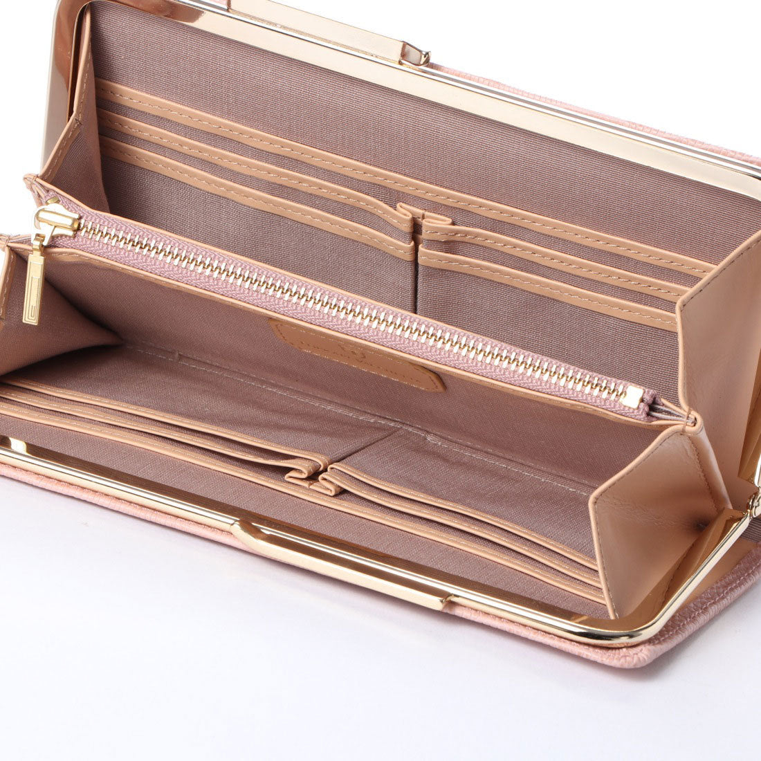 TOPKAPI LUCIA Italian leather, lizard embossed, clasp purse