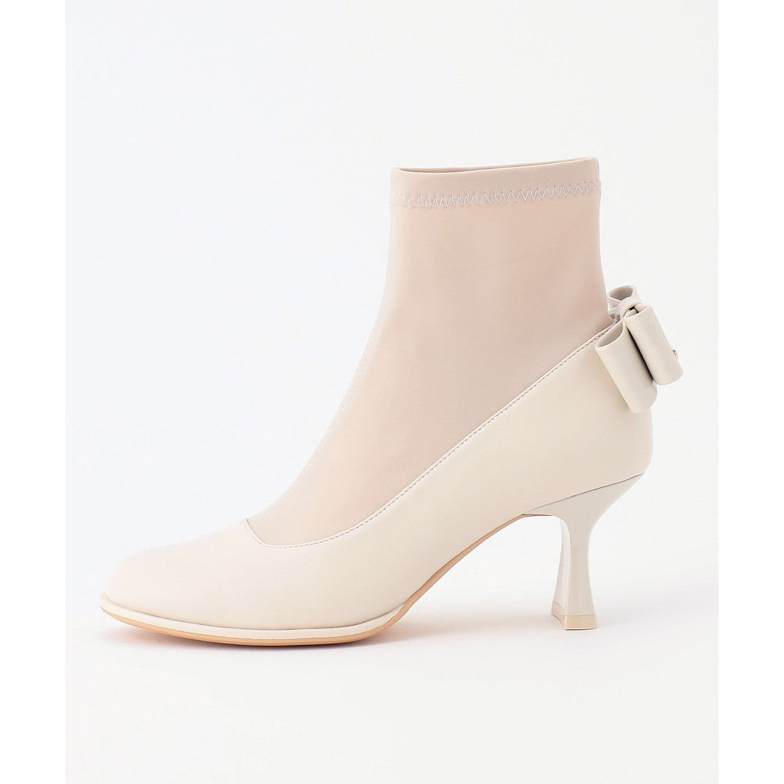 TOCCA BACK RIBBON SHORTBOOTS ショートブーツ （ベージュ系） ベージュ系