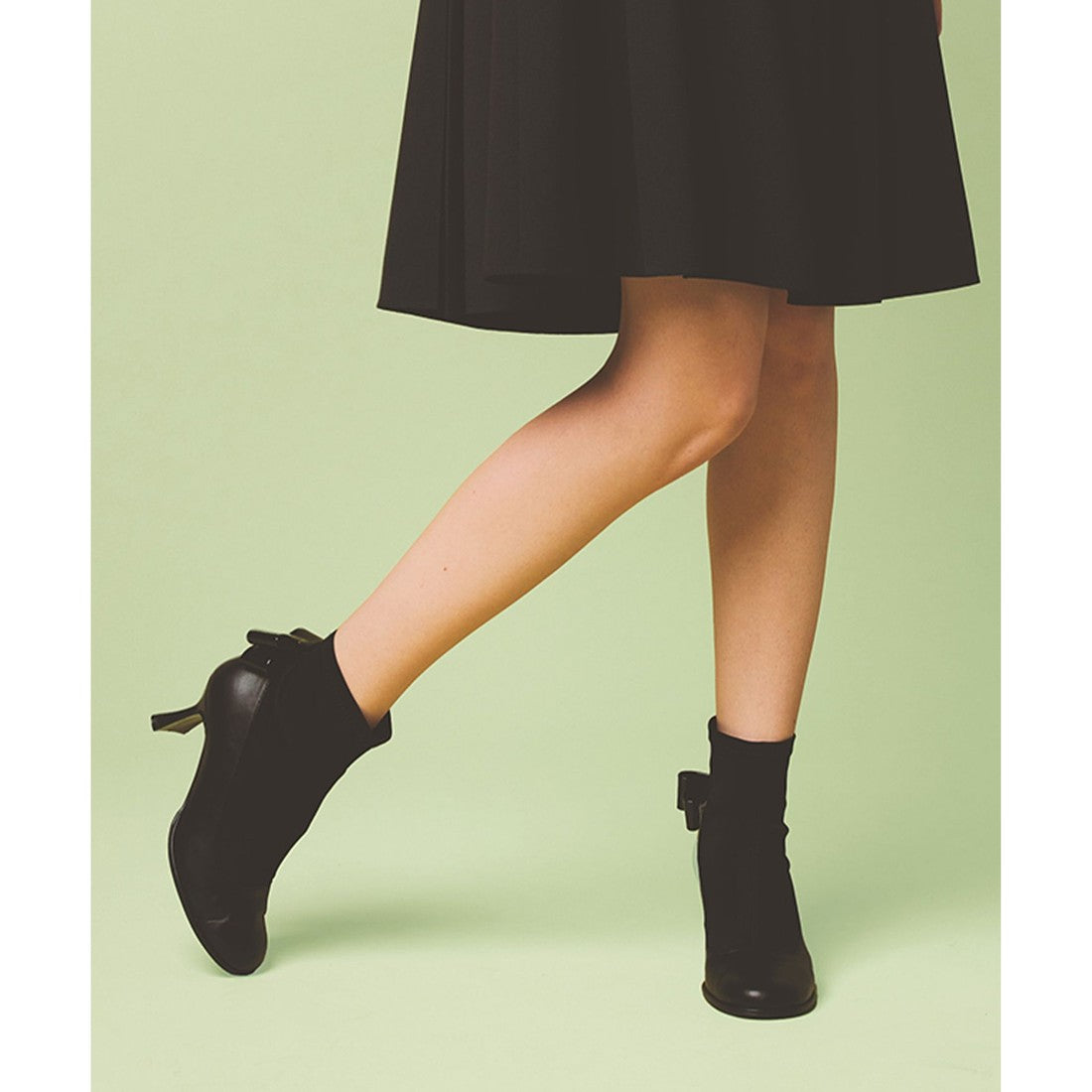 TOCCA BACK RIBBON SHORTBOOTS ショートブーツ