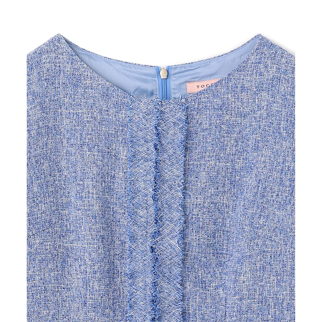 TOCCA 【洗える！】MIST TWEED ドレス （ブルー系） ブルー系