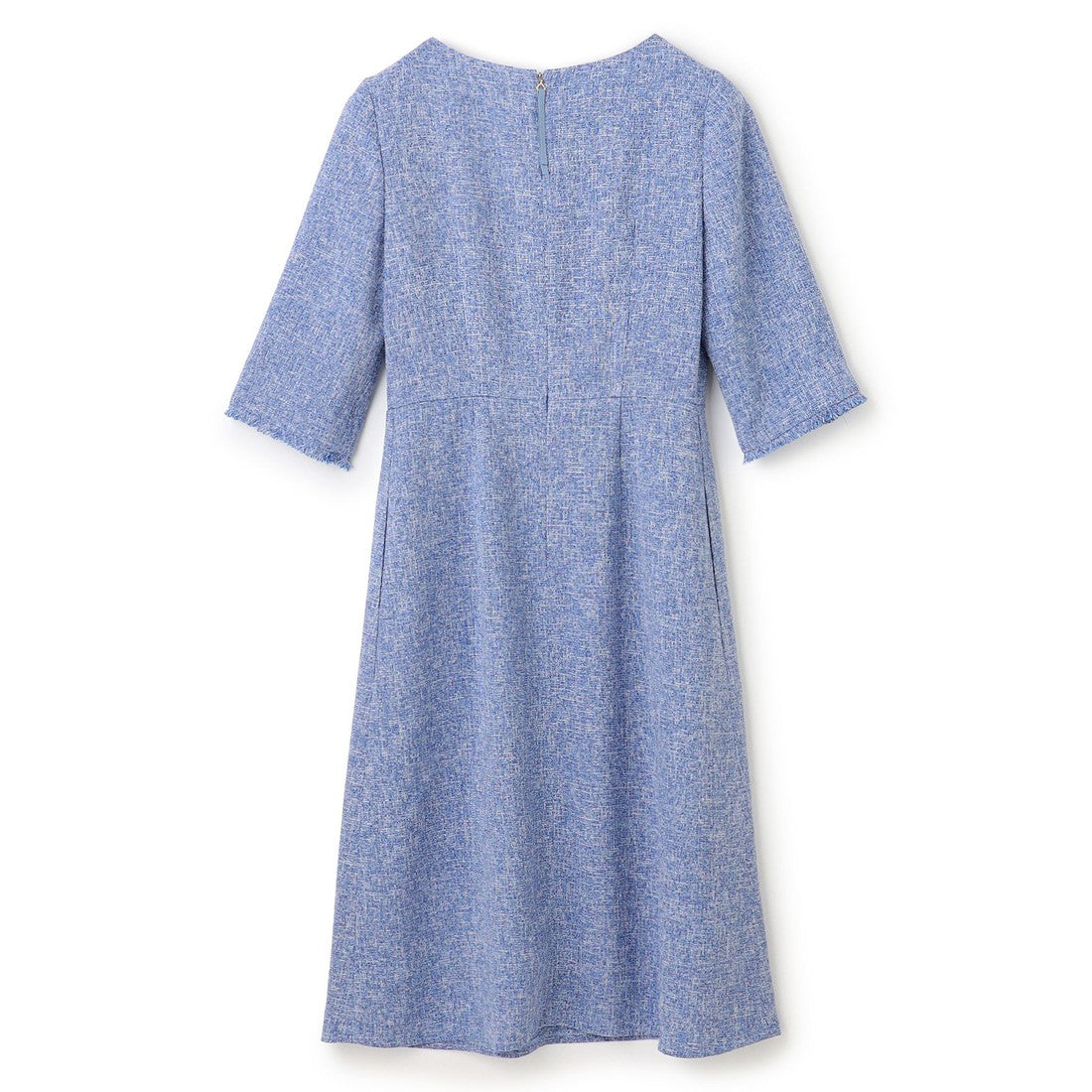 TOCCA 【洗える！】MIST TWEED ドレス （ブルー系） ブルー系