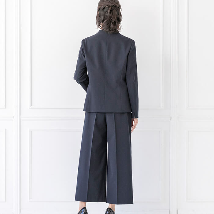Tokyo Soir WEB Limited Product Mrs. Washable Pants Suit Wedding Ceremony Entrance Ceremony Graduation Ceremony Ceremony Suit Women's Set Up Navy Jacket Blouse Pants 3-Piece Set