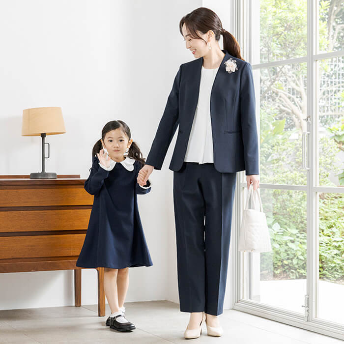 トウキョウソワール 東京ソワール WEB限定｜定番のネイビーパンツセットアップ （ネイビー） ネイビー