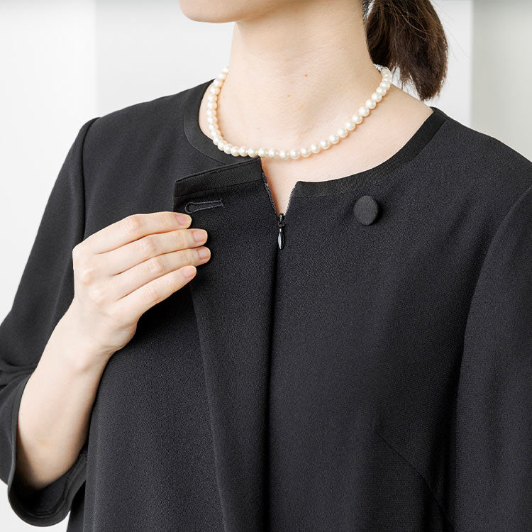 トウキョウソワール 東京ソワール ベルト付きジャケットのアンサンブル （クロ） クロ