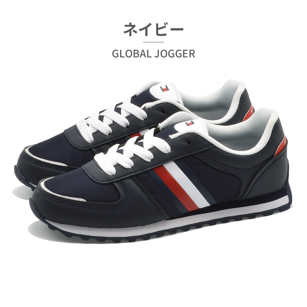 トミー ヒルフィガー TOMMY HILFIGER スニーカー TH02016102 TH02016410 トミー ヒルフィガー GLOBAL JOGGER ローカット （ブラック） ブラック