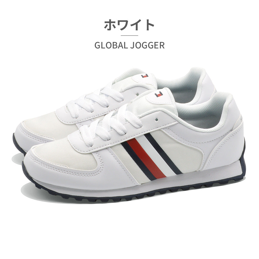 トミー ヒルフィガー TOMMY HILFIGER スニーカー TH02016102 TH02016410 トミー ヒルフィガー GLOBAL JOGGER ローカット （ホワイト） ホワイト