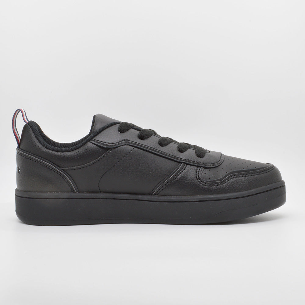 トミー ヒルフィガー TOMMY HILFIGER スニーカー カード コート ロー TH100930 TH100931 TH100932 TOMMY HILFIGER CADE COURT LOW コート （ブラック） ブラック