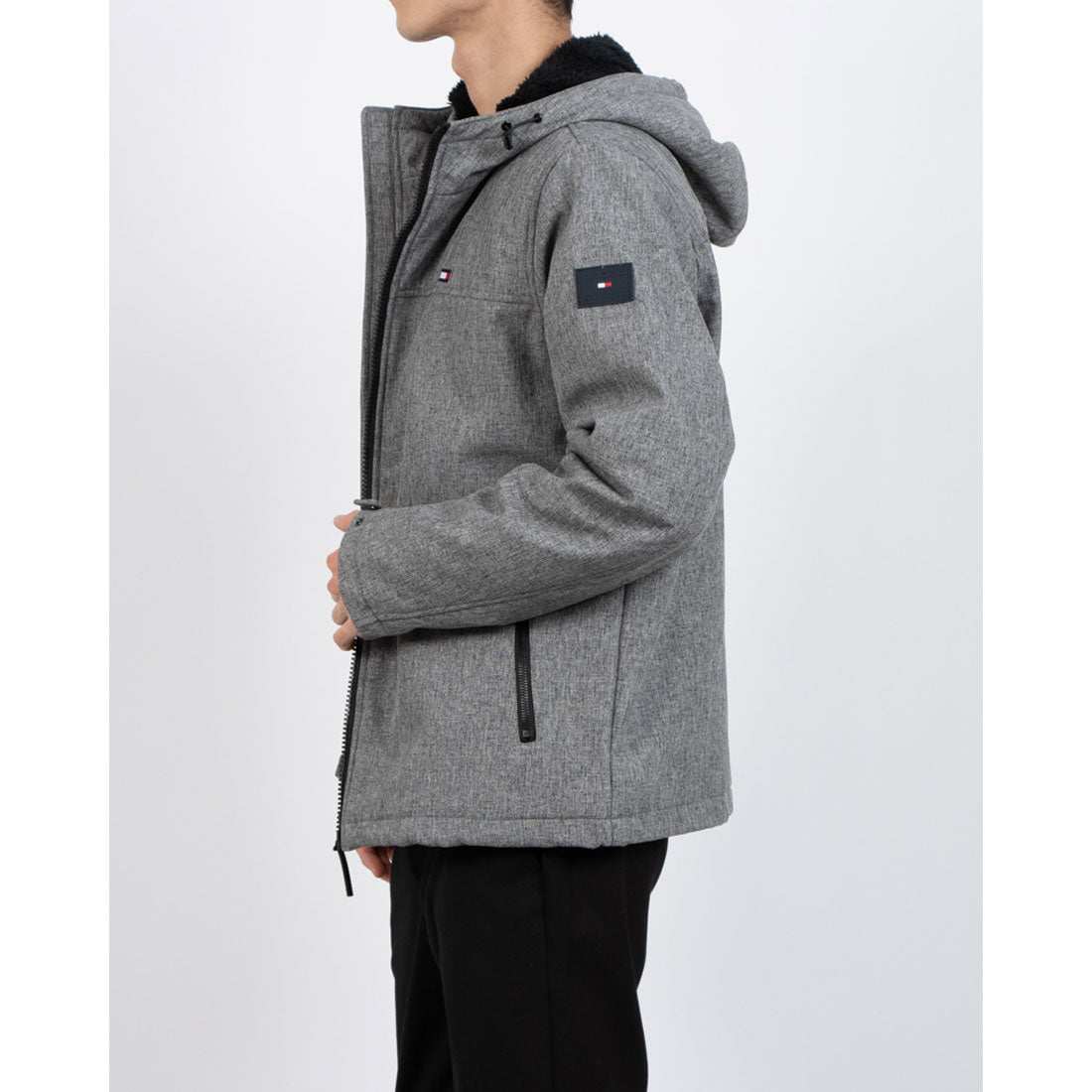 トミー ヒルフィガー TOMMY HILFIGER SOFTSHELL HOODY W SOFT SHERPA LINING 156AP477 中綿フーディージャケット アウター