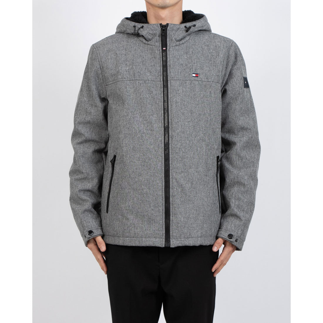 トミー ヒルフィガー TOMMY HILFIGER SOFTSHELL HOODY W SOFT SHERPA LINING 156AP477 中綿フーディージャケット アウター