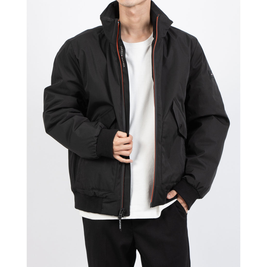 トミー ヒルフィガー TOMMY HILFIGER TOMMY FLEX PERFORMANCE BOMBER 152AP755 中綿スタンドジャケット アウター