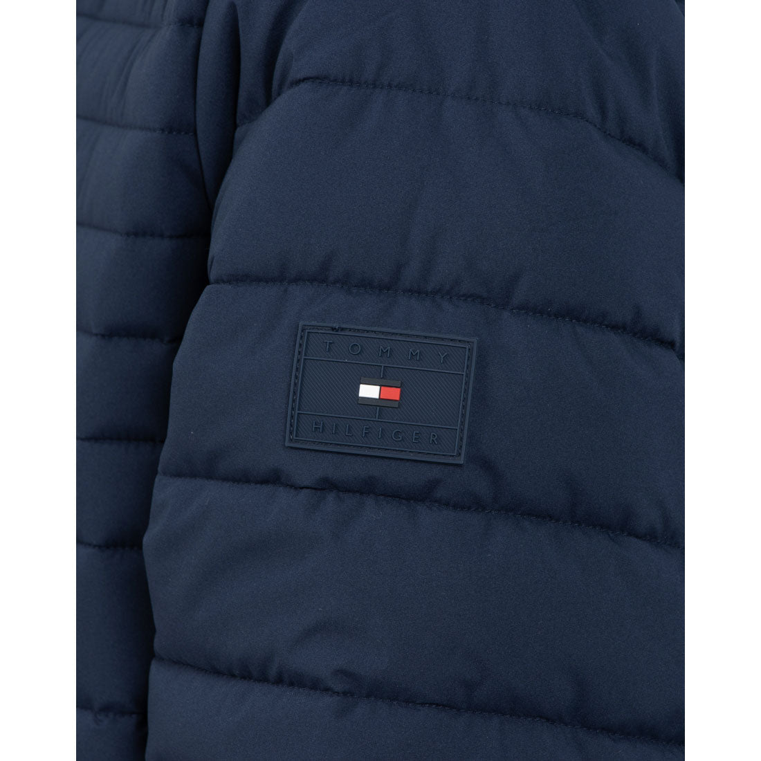 トミー ヒルフィガー TOMMY HILFIGER STRETCH POLY HOODED JACKET 151AP619 中綿フーディージャケット アウター