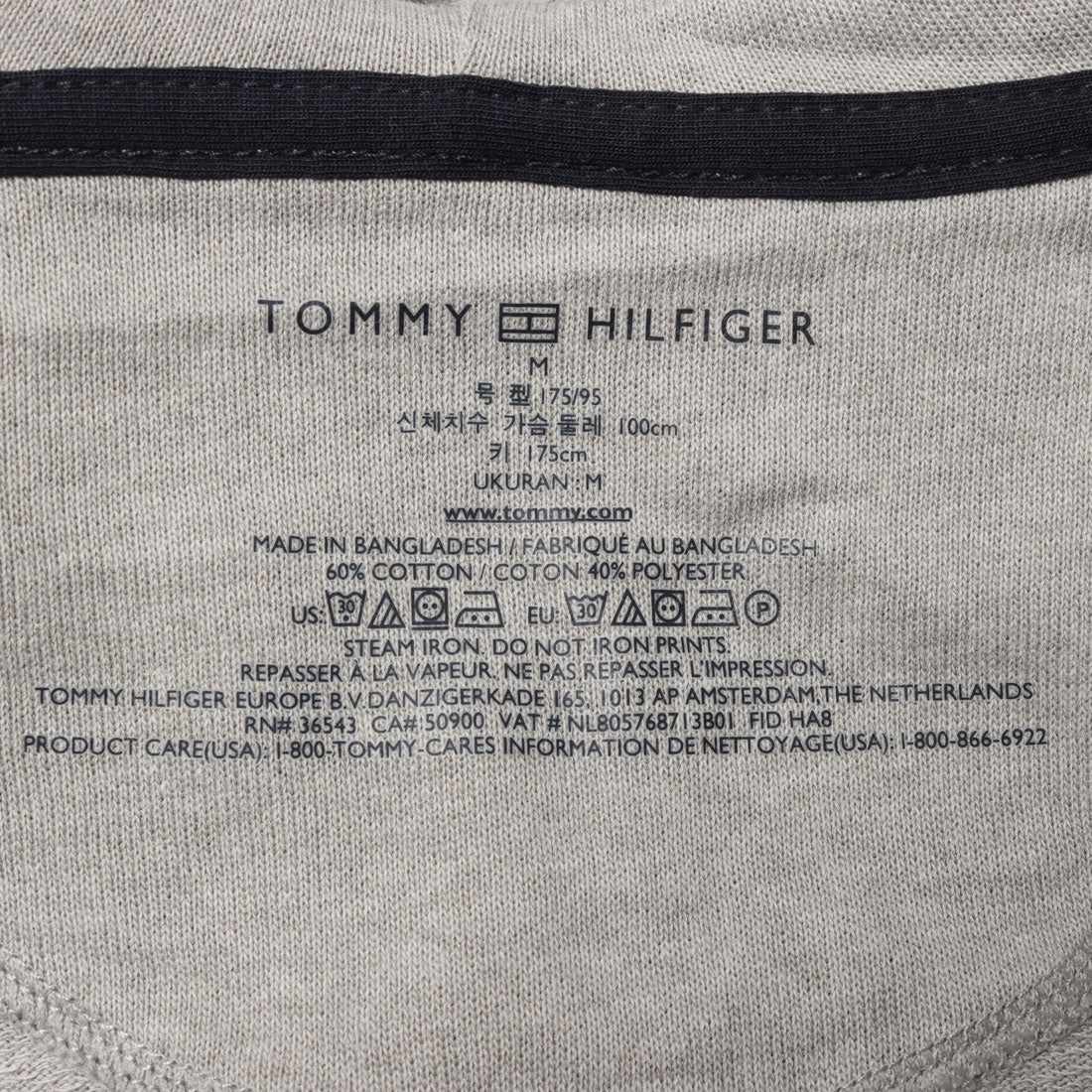 トミー ヒルフィガー TOMMY HILFIGER NEW YORK FLAG （GREY HEATHER） GREY HEATHER