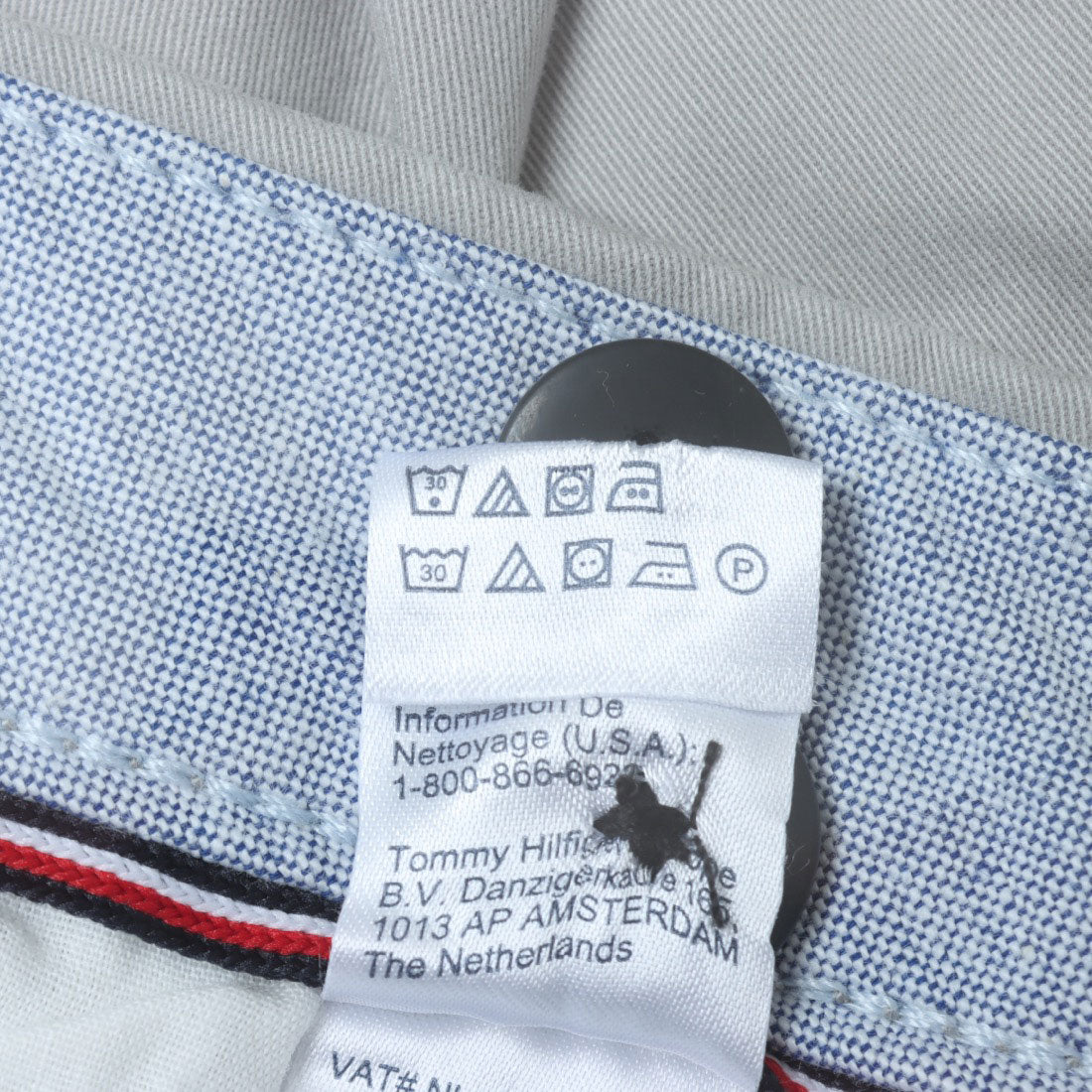 トミー ヒルフィガー TOMMY HILFIGER REGULAR FIT CHINO PANT チノパンツ （股下30インチ） （サンドカーキ） サンドカーキ