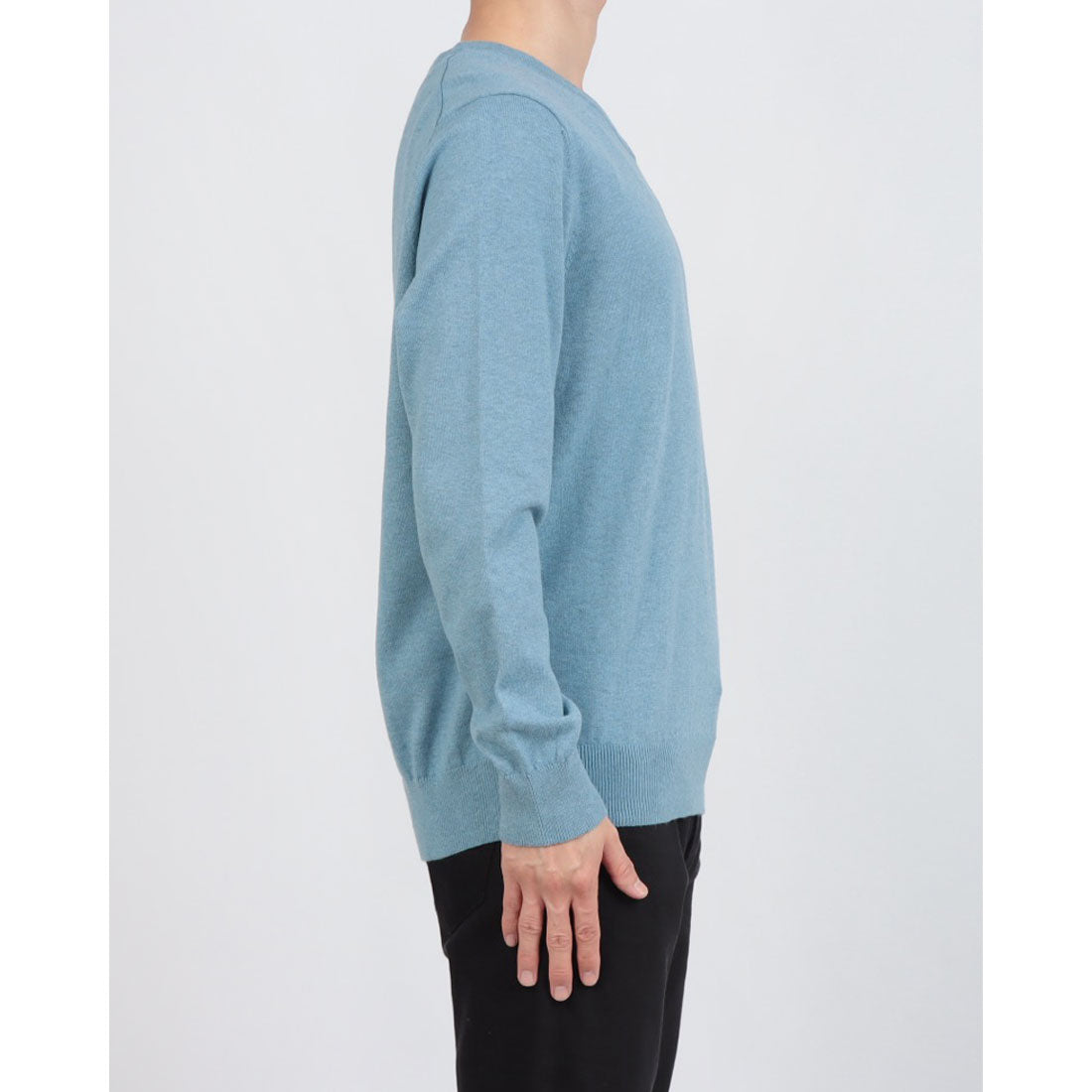 トミー ヒルフィガー TOMMY HILFIGER 7868327 SIGNATURE SOLID V NECK ニット （シャンブレーヒース） シャンブレーヒース