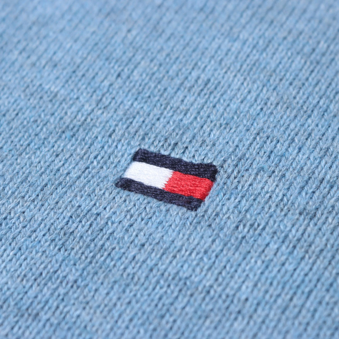 トミー ヒルフィガー TOMMY HILFIGER 7868327 SIGNATURE SOLID V NECK ニット （シャンブレーヒース） シャンブレーヒース