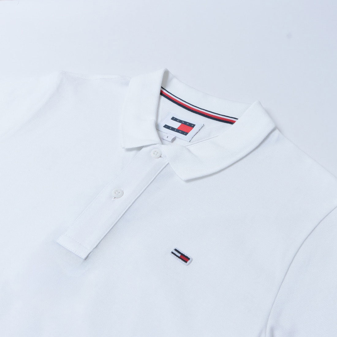 トミー ヒルフィガー TOMMY HILFIGER ポロシャツ DM0DM15370 （ホワイト） ホワイト