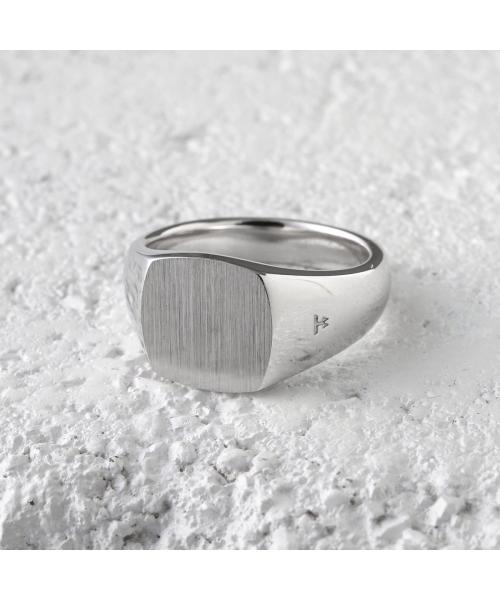 トムウッド TOM WOOD TOMWOOD リング Kay Ring Satin ケイ 100568 （シルバー） シルバー